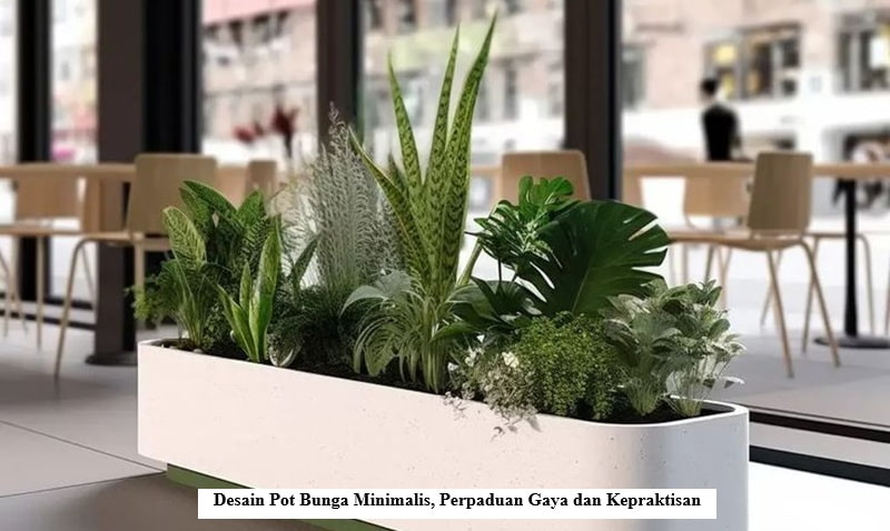 Desain Pot Bunga Minimalis Perpaduan Gaya dan Kepraktisan